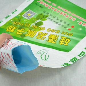 Square bottom pp woven lamination valve port industrial wall putty packaging bag/sacks