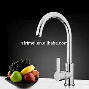 High Spout Long Neck Single Handle Kitchen Faucets Taps In Foshan