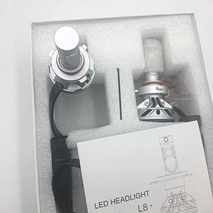 9005 9006 H10 Led car headlight Bulb 7000lm Amber 4300K brightness LED XHP70