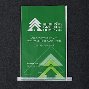 Custom self-sealing paper plastic bag for adhesive powder packaging