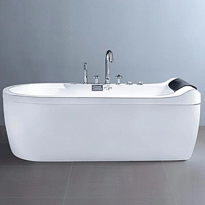 Family bathroom acrylic luxury indoor 1 person hot tub for adult