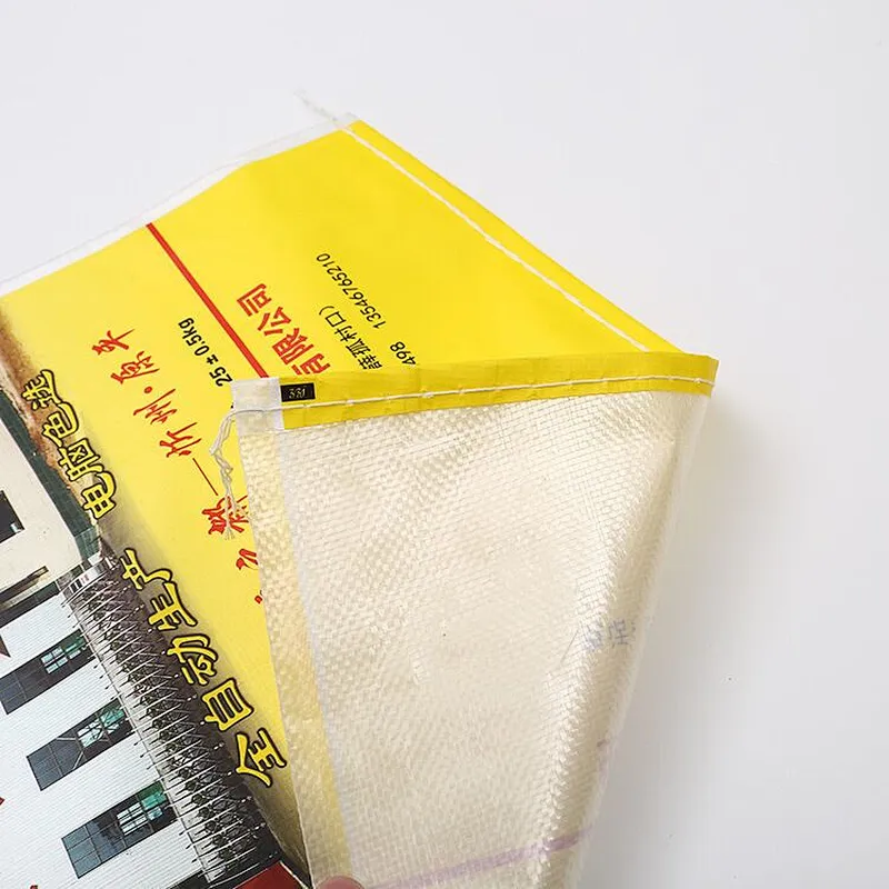 Accept custom various color printing woven 15kg25kg for rice, millet packaging