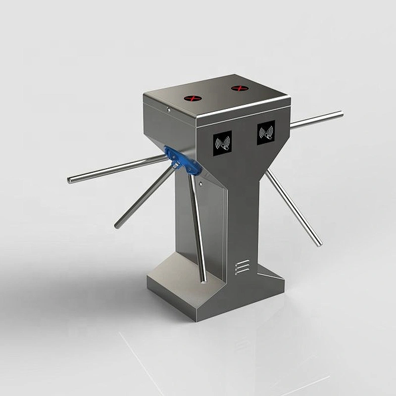 Automation Of Secure Entrance Control Tripod Turnstile Barrier For Protection Stadium