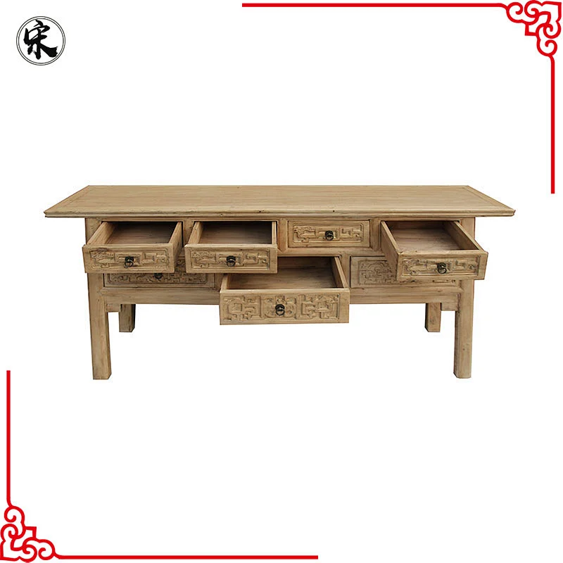 chinese reclaimed solid wood pine furniture & kitchen table