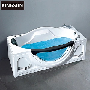 K-8910 Korea Home Sex Massage Blue glass Spa Whirlpool bathtubs