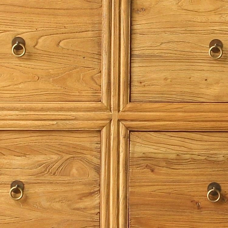 wholesale rustic reclaimed wood drawer storage buffet furniture