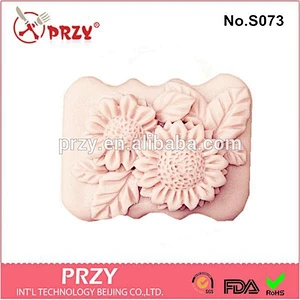 s073 przy Cheap flower silicone soap mold