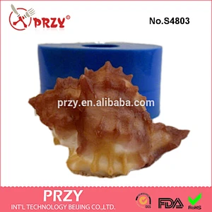 S4803 Seashell - silicone mold for soap candles making seashell soap mold