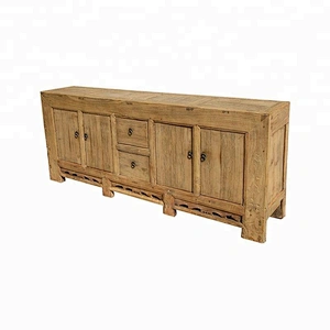 oriental chinese antique rustic old elm distressed buffet furniture