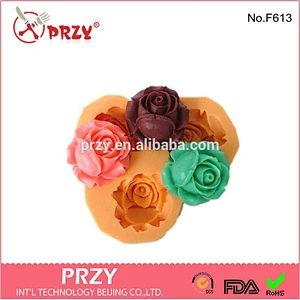 Flower silicone mini cake mold craft mold