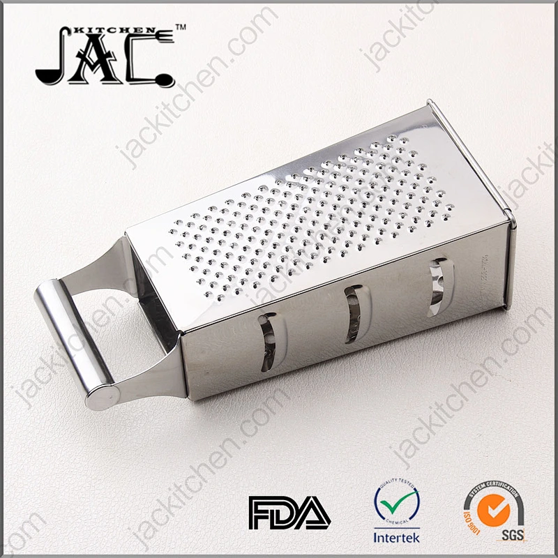 Box Grater, 4-Sided Stainless Steel Large Food Grater for Parmesan Cheese, Ginger, Vegetables