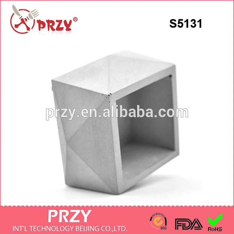 S5131 PRZY silicone concrete molds silicone Geometric molds silicone planter vase molds in Beijing