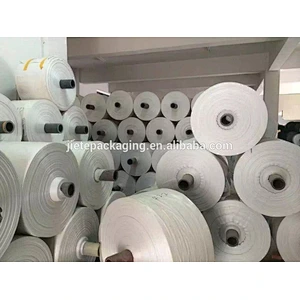 Customized cheap virgin white pp woven fabric tubular for industrial and construction use
