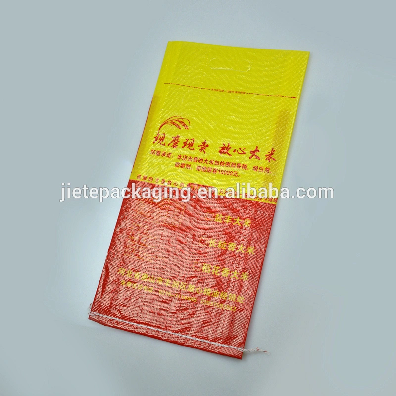 Video, custom manufacturing transparent woven polypropylene laminated empty 10kg rice bags