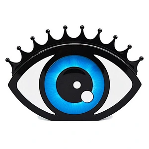 2017 high quality acrylic fashion eye ladies acrylic purse