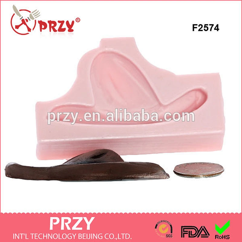 F2574 Flexible Silicone Cowboy Hat Mold Mould Great for crafts jewelry cabochons embellishments Food safe cake mold