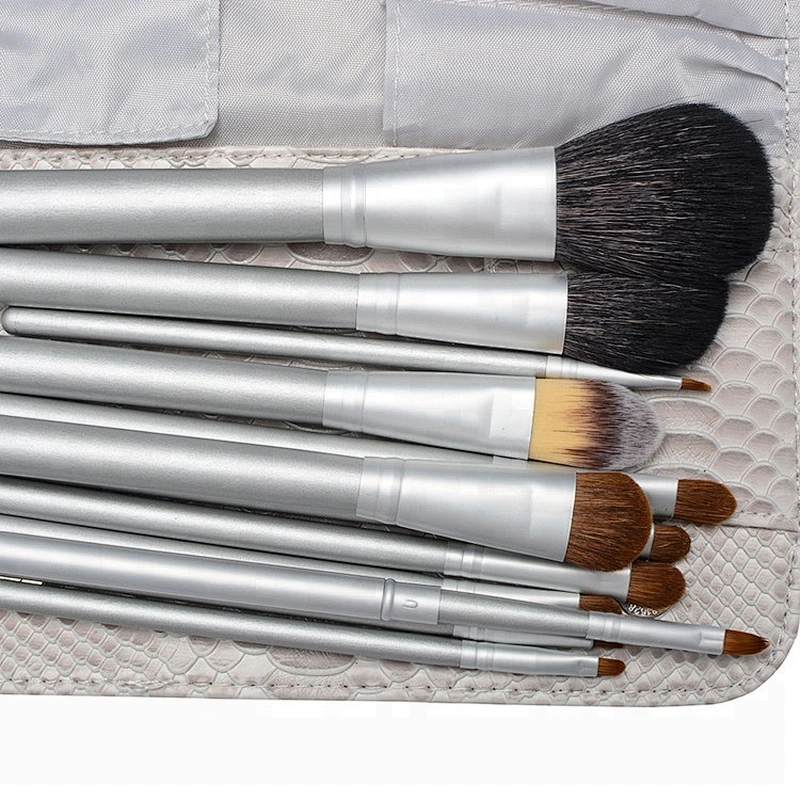 12pcs Makeup Brushes Set Pincel Maquiagem Powder Contour Face Kabuki Brush Cosmetic Beauty Tools with Bag