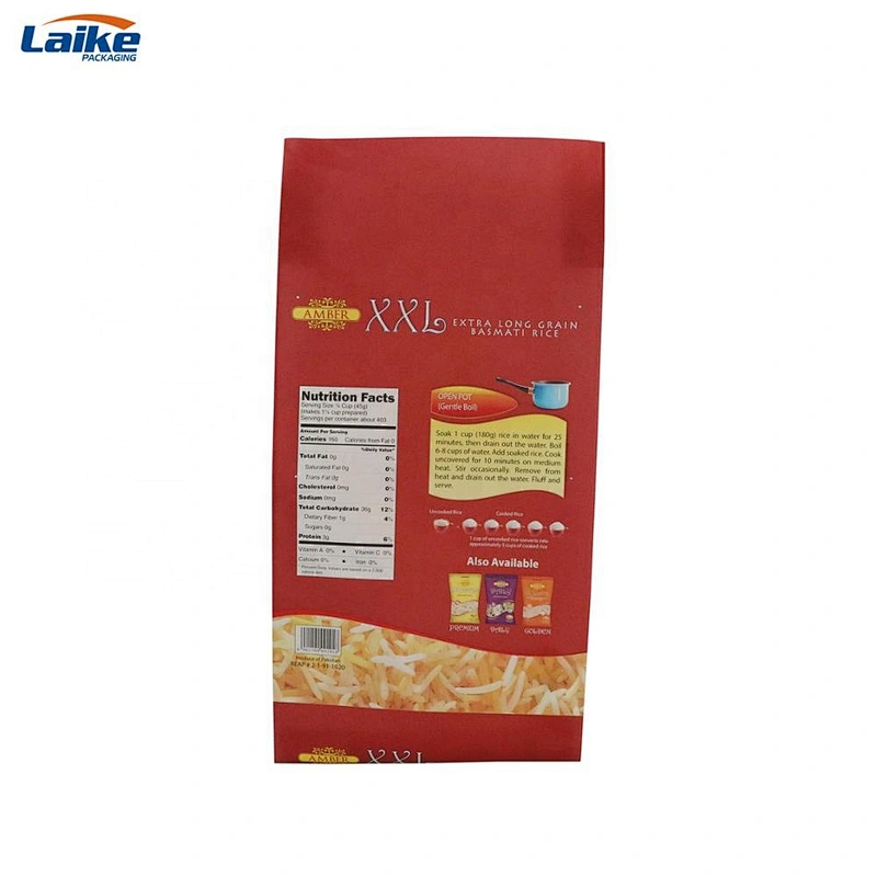 High quality arabic printed bopp laminated design rice bag