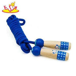 2019 Best quality speed wooden children jump rope for wholesale W01A328