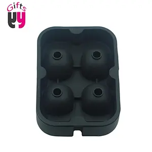 Kitchen Accessories Ice Cube Tray 4-Cavity DIY Ice Maker Silicone Mold