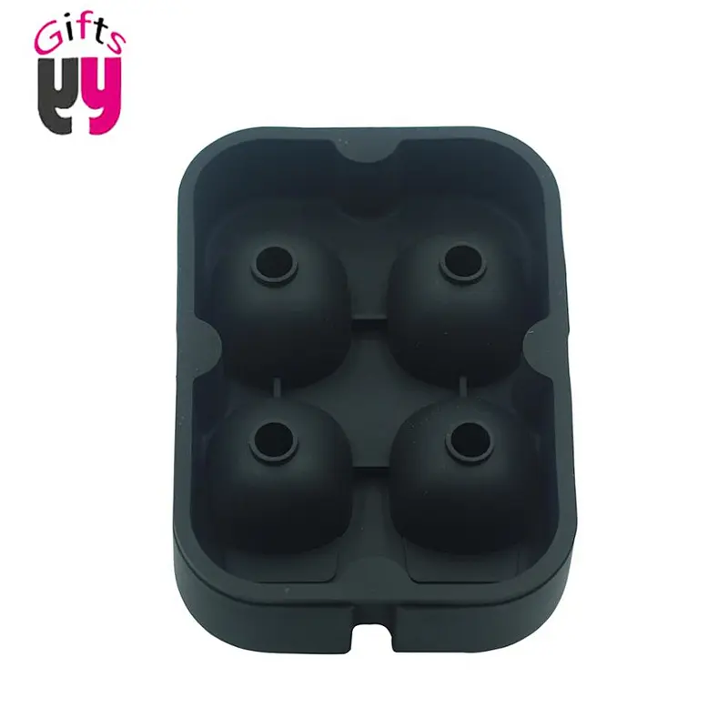 Kitchen Accessories Ice Cube Tray 4-Cavity DIY Ice Maker Silicone Mold