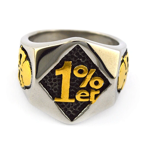stainless steel bear ring