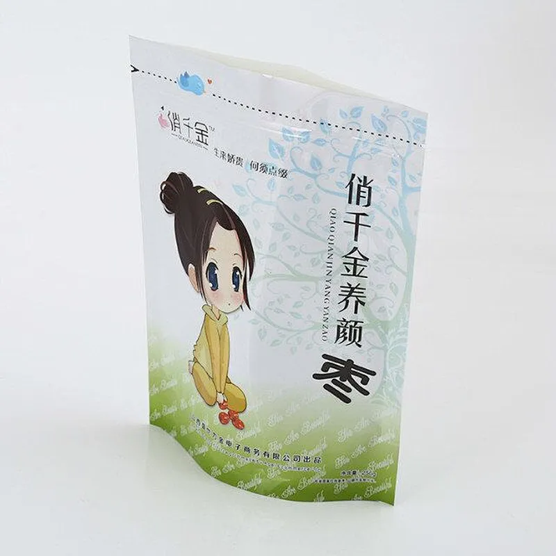 Custom PE bags are used for date packaging