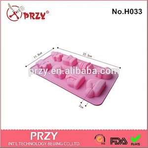 Silicone Cristmas Gift Cake Chocolate Mold