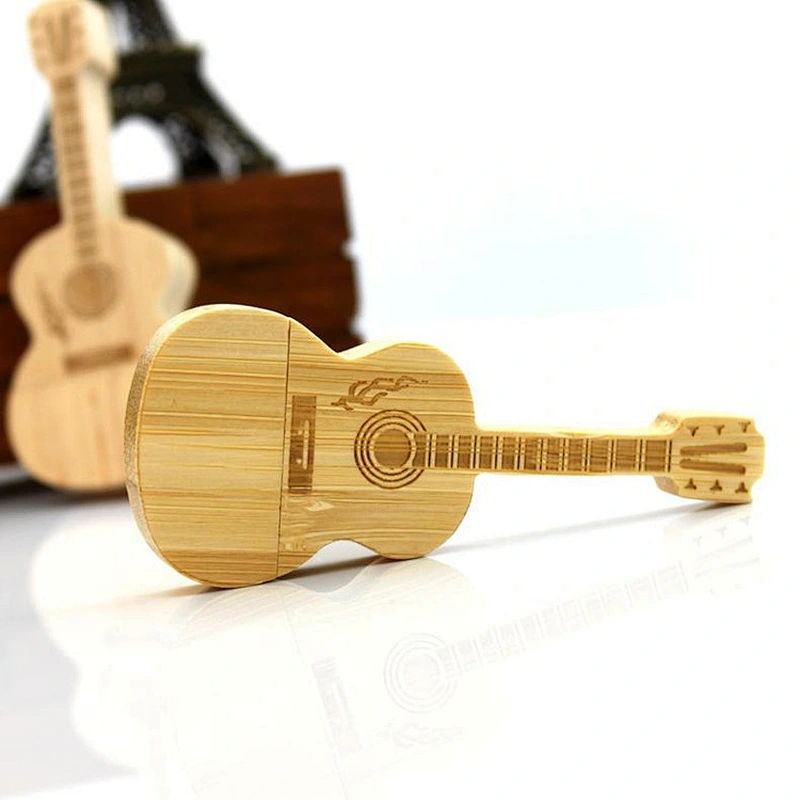 Creative Wooden GUITAR Usb Drive Memory Stick