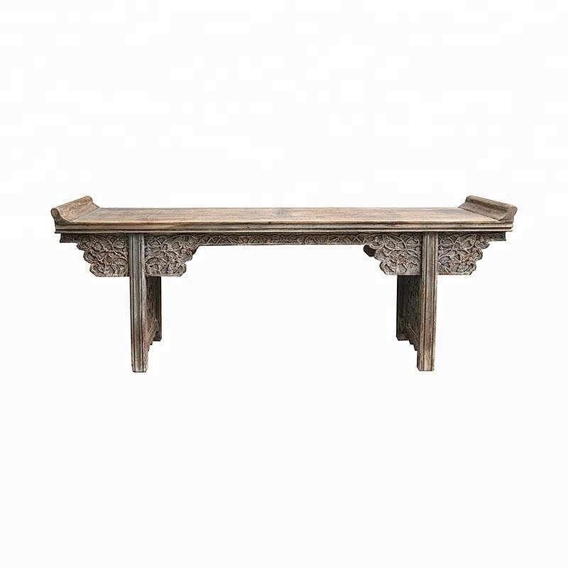 chinese antique rustic old elm altar table living room furniture