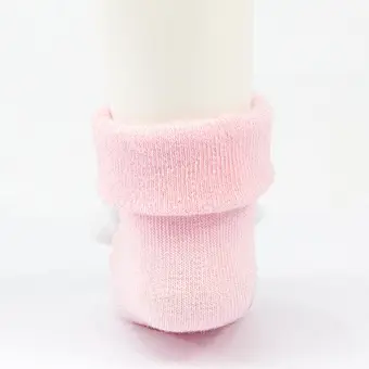 Oem Custom newborn cotton ankle socks non slip infant rubber sole toddler Socks baby cute kids