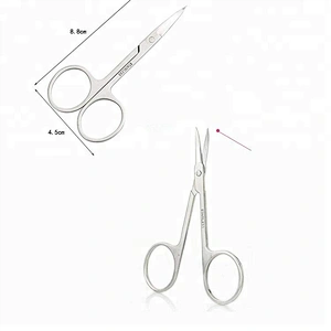 Stainless Steel Fake Eyelash Beauty Nail Manicure Eyebrow Scissors Tools