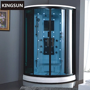 K-7044 6MM Tempered Glass Acrylic Tray Luxury Massage Steam Room Shower Cabin