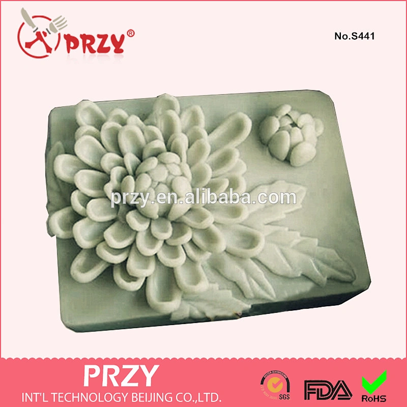 2015 newest alibaba przy flower soap molds