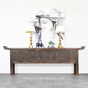 Chinese Antique Handmade carved console altar table