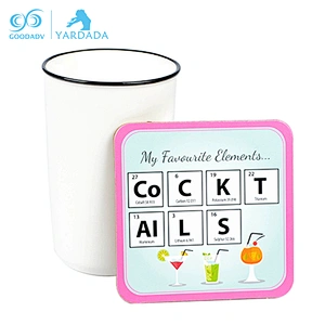Customized Beer mdf Coaster/ coaster and mat made in china