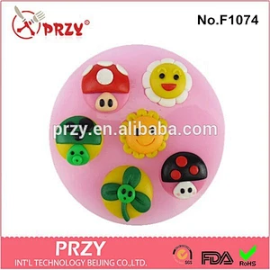 Eco-friendly Polymer clay silicone mold for fondant
