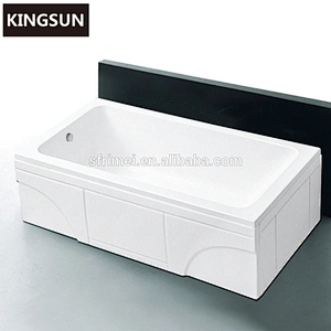 Luxurious White Copper Bath Tub Freestanding 1500 Bathtub