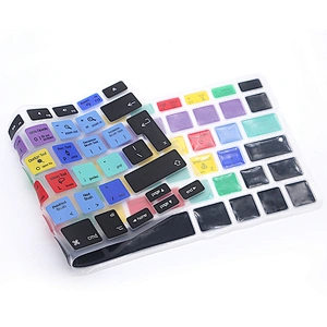 China Ali baba Ado be Photo Shop PS waterproof keyboard protectorSilicone Shortcuts Keyboard Skin for macbook pro 13 cover