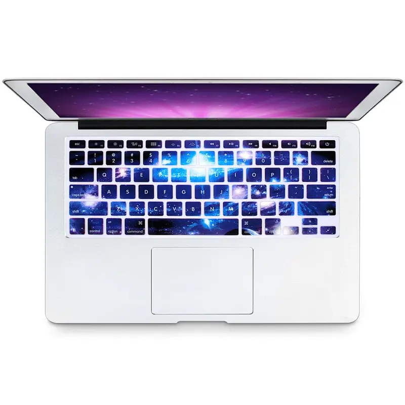 Custom Keyboard Dust Cover Silicone Laptop Skin keyboard protector laptop skin for macbook pro 13 15 cover English Version