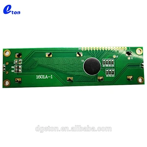 character 1x16 yellow green transflective LCD modulle