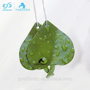 custom desgin hanging perfume paper car air freshener