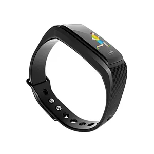 2019 New Bluetooth smart bracelet IP67 with biosensor for men and Women sport wrist band watch