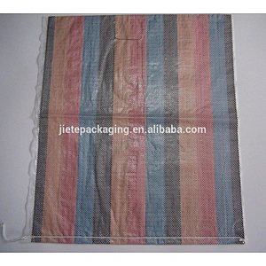 Cheap plastic laminated pp woven shopping bag with D handle