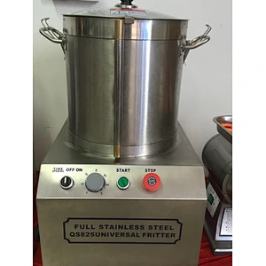 Food cutter and fritter machine for fruit and vegetable cutter