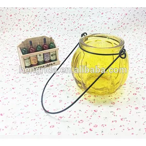 glass decorative pumpkin bottle