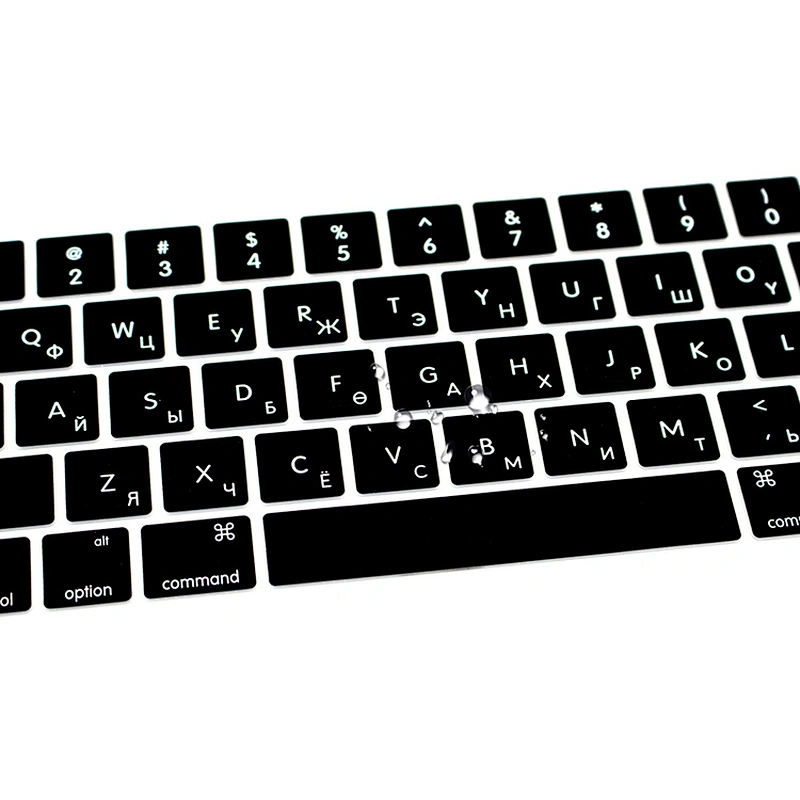 shenzhen keyboard protector Washable Laptop Mongolian Laptop Keyboard Protector for macbook touch bar 13 15