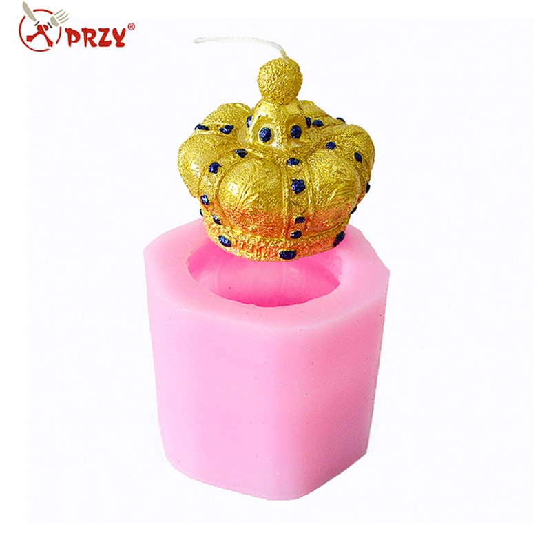crown shape 3d silicone molds for candle handmade silicone soap mold DIY soap mould