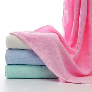 Free Sample Wholesale Color Towels China Supply 100% Cotton Towel Customized Logo Bath Towels