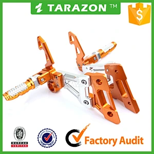 CNC Alloy Aluminium Adjustable Motorcycle Rear Sets for KAWASAKI Ninja 250